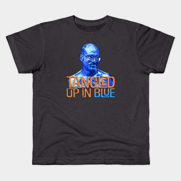 Tangled Up In Blue Kids T-Shirt by Trigger413